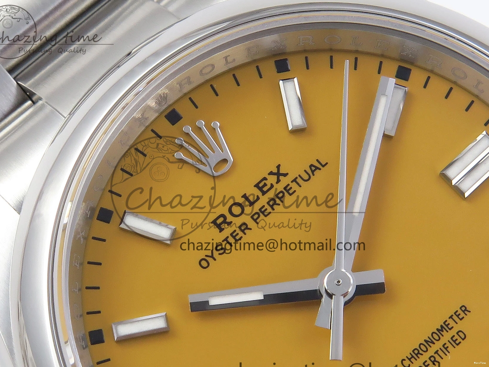 MiroTime 0223 Popular OYSTER PERPETUAL 126000 36MM VSF 1:1 BEST EDITION 904L STEEL YELLOW DIAL VS 1774
